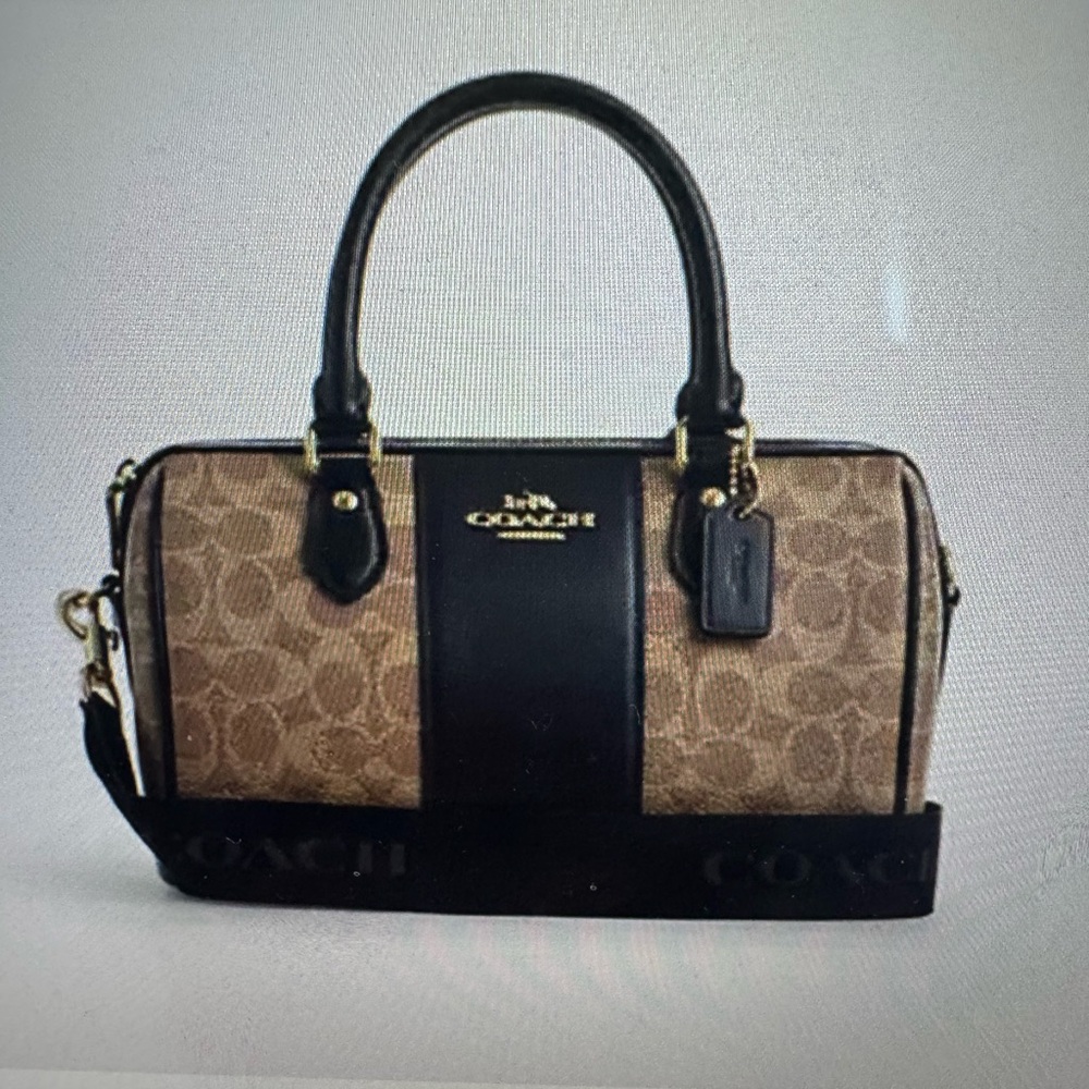 Rowan Satchel Bag in Signature Canvas NWT